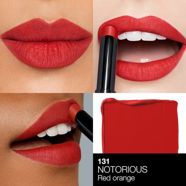 NARS POWERMATTE LIPSTICK дълготрайно червило с матиращ ефект цвят Notorious 1