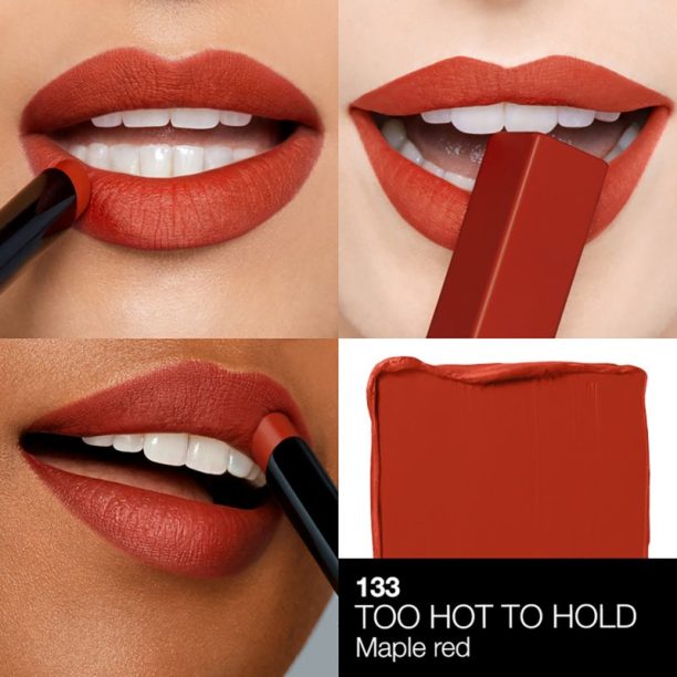 NARS POWERMATTE LIPSTICK дълготрайно червило с матиращ ефект цвят Too Hot To Hold 1