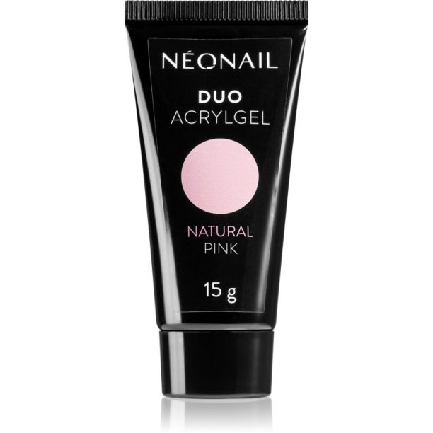 NEONAIL Duo Acrylgel Natural Pink гел за гел и акрилни нокти цвят Natural Pink 15 гр.