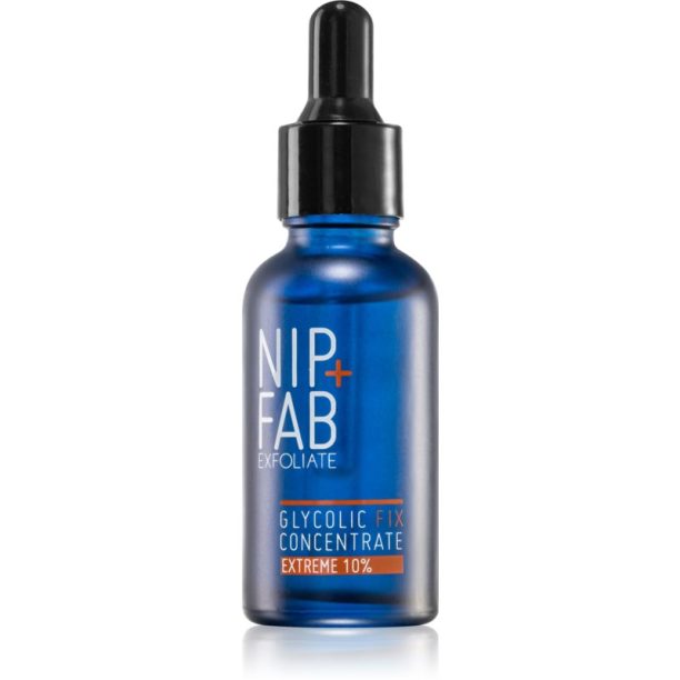 NIP+FAB Glycolic Fix 10% концентриран серум за нощ 30 мл.