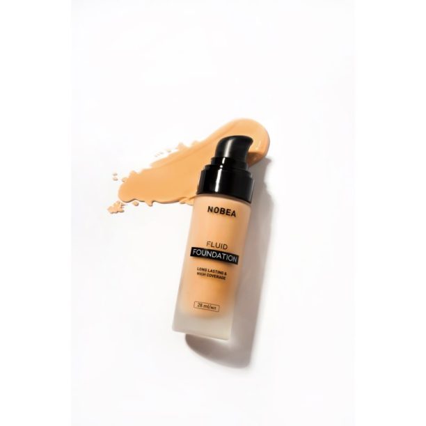 NOBEA Day-to-Day Fluid Foundation дълготраен фон дьо тен цвят 02 Ivory beige 28 мл. купи на топ цена