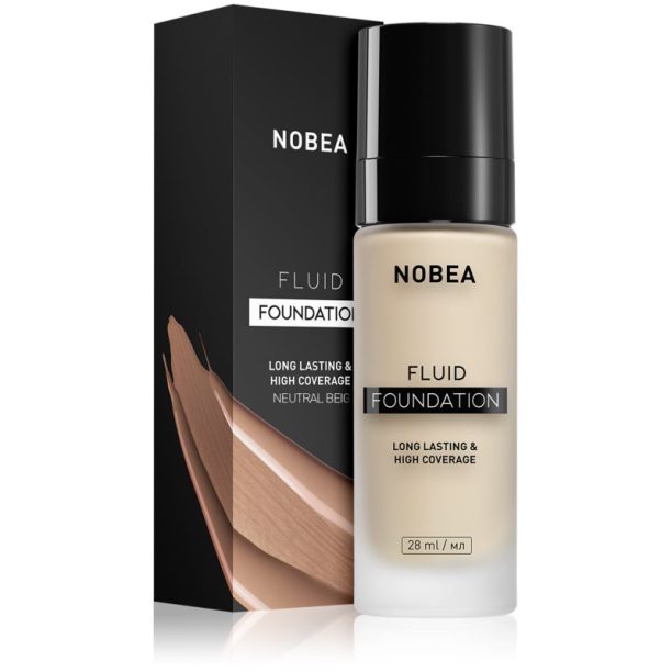 NOBEA Day-to-Day Fluid Foundation дълготраен фон дьо тен цвят 05 Neutral beige 28 мл. на ниска цена