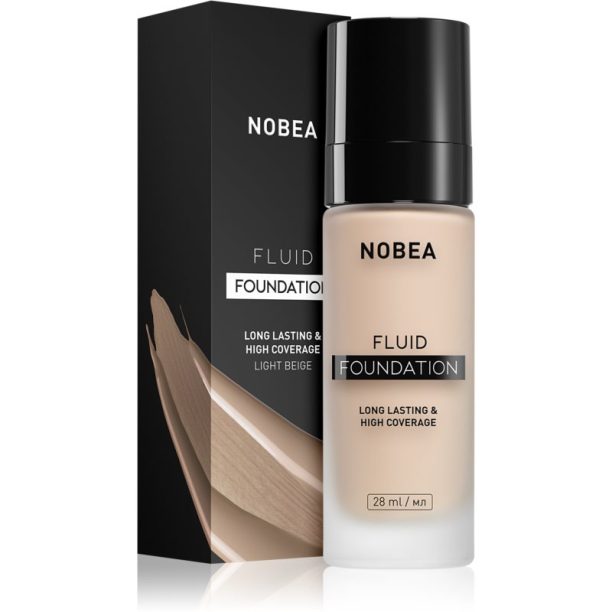 NOBEA Day-to-Day Fluid Foundation дълготраен фон дьо тен цвят Soft beige 07 28 мл. на ниска цена