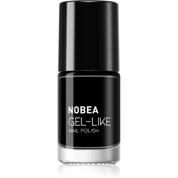 NOBEA Day-to-Day Gel-like Nail Polish лак за нокти с гел ефект цвят Black sapphire #N22 6 мл. на ниска цена