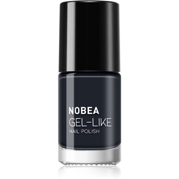 NOBEA Day-to-Day Gel-like Nail Polish лак за нокти с гел ефект цвят Blue depths #N19 6 мл.