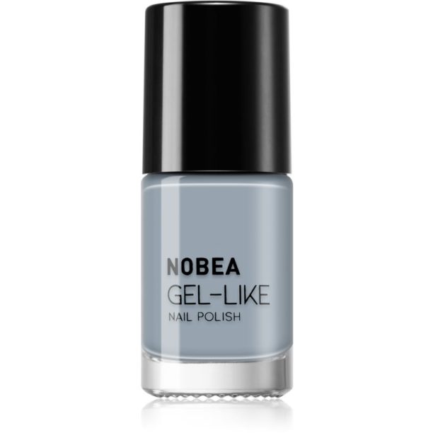 NOBEA Day-to-Day Gel-like Nail Polish лак за нокти с гел ефект цвят Cloudy grey #N10 6 мл. на ниска цена