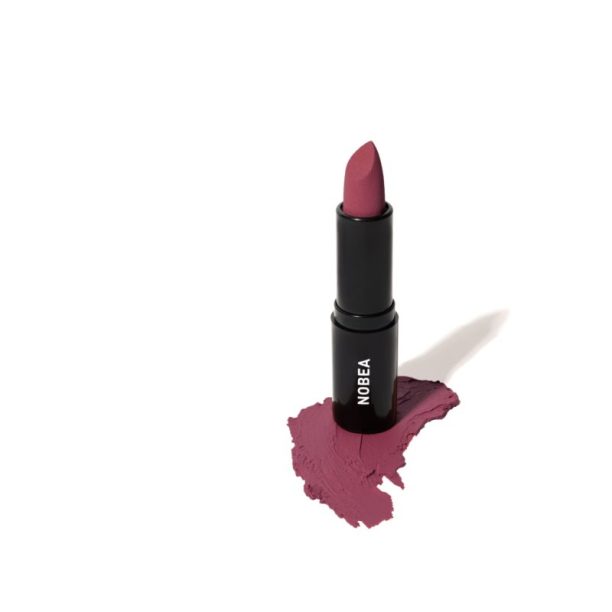 NOBEA Day-to-Day Matte Lipstick матиращо червило цвят Plum purple #M15 3 гр. купи на топ цена