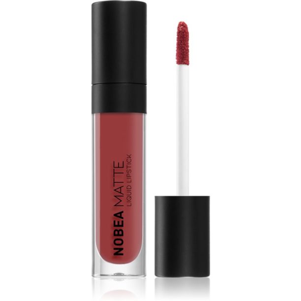 NOBEA Day-to-Day Matte Liquid Lipstick матиращо течно червило цвят Mulberry #M12 7 мл. на ниска цена