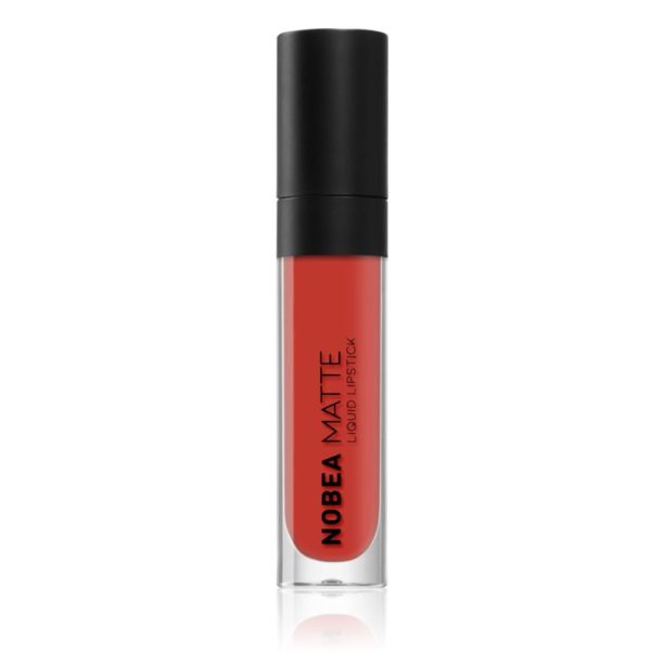 NOBEA Day-to-Day Matte Liquid Lipstick матиращо течно червило цвят Valentine red #M13 7 мл. купи на топ цена