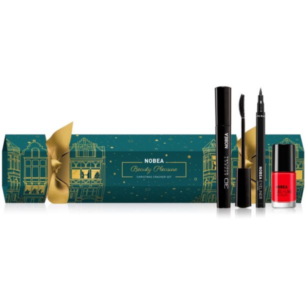 NOBEA Festive Beauty Pleasure Christmas Cracker Set грим комплект Xmass 2022 на ниска цена