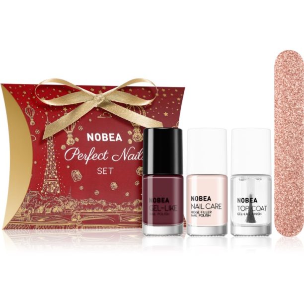 NOBEA Festive Perfect Nails Set комплект лак за нокти на ниска цена