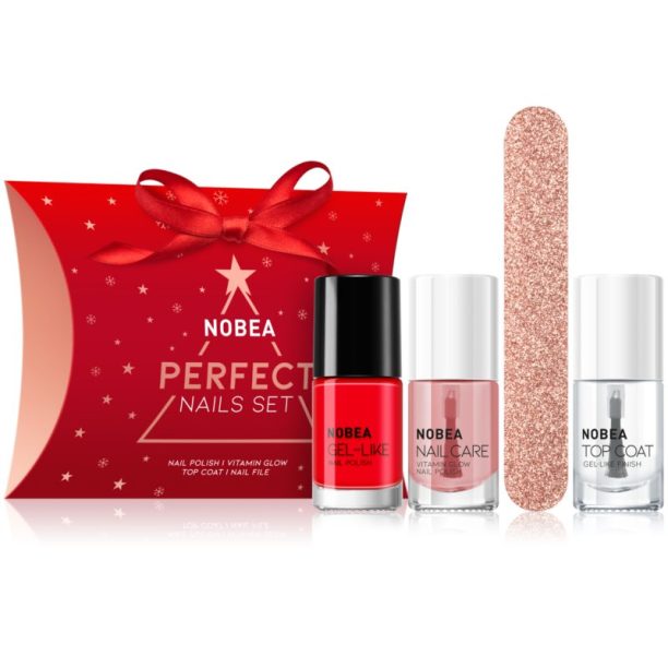 NOBEA Festive комплект лак за нокти Perfect nail set на ниска цена