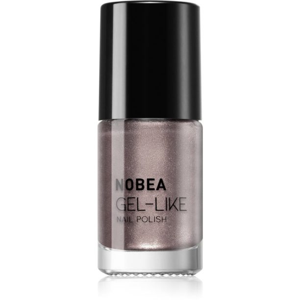 NOBEA Metal Gel-like Nail Polish лак за нокти с гел ефект цвят chrome #N43 6 мл.