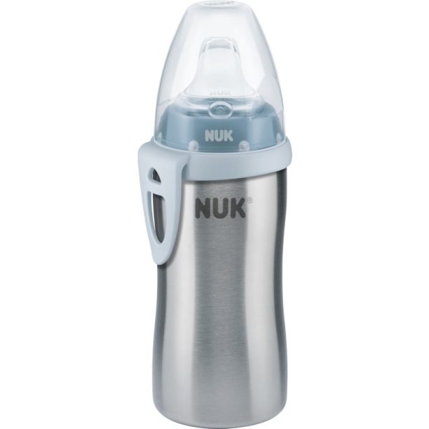 NUK Active Cup Stainless Steel детско шише Blue 215 мл.