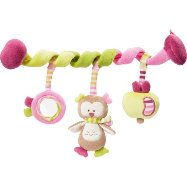 NUK Activity Spiral Owl контрастна играчка за окачане