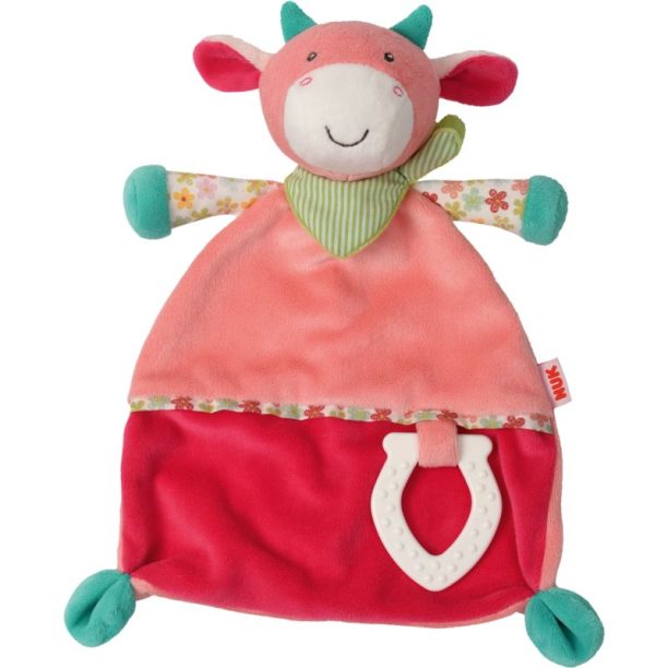 NUK Cuddle Cloth Cow мека играчка домашен любимец 1 бр.