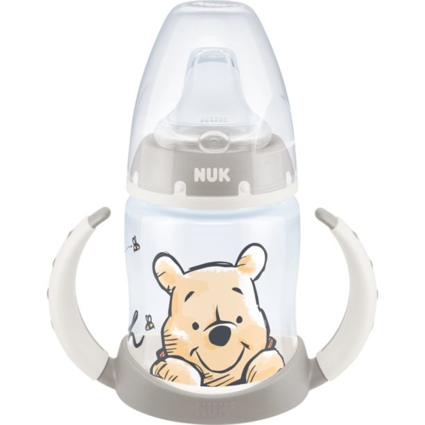 NUK First Choice + Winnie The Pooh бебешко шише с контрол на температурата 150 мл.