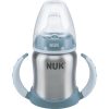 NUK Learner Cup Stainless Steel преходна чаша Blue 125 мл.