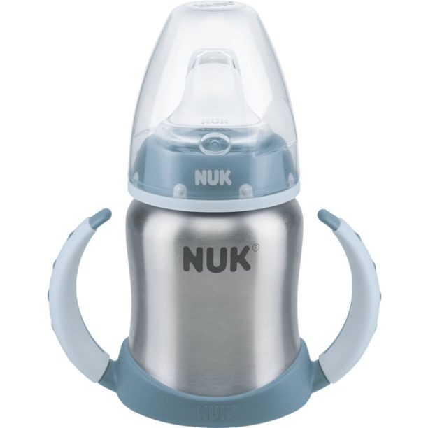 NUK Learner Cup Stainless Steel преходна чаша Blue 125 мл.