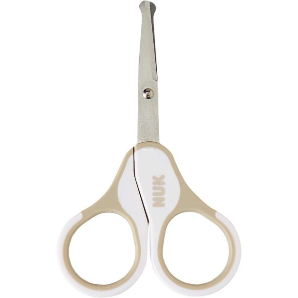 NUK Scissors детска ножица със закръглен връх Beige 1 бр.