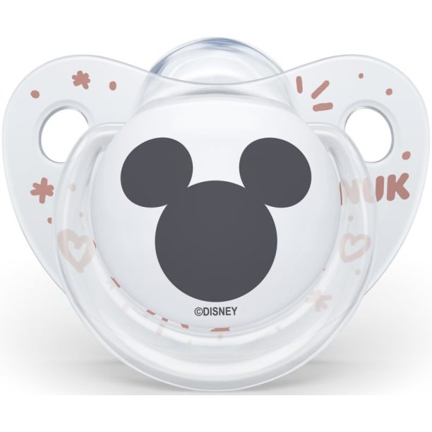 NUK Trendline Mickey Mouse 0-6 m биберон White 1 бр.