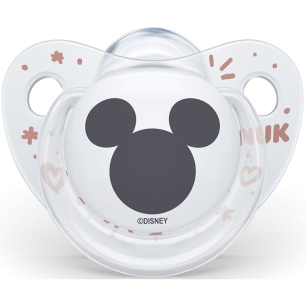 NUK Trendline Mickey Mouse 6-18 m биберон White 1 бр.