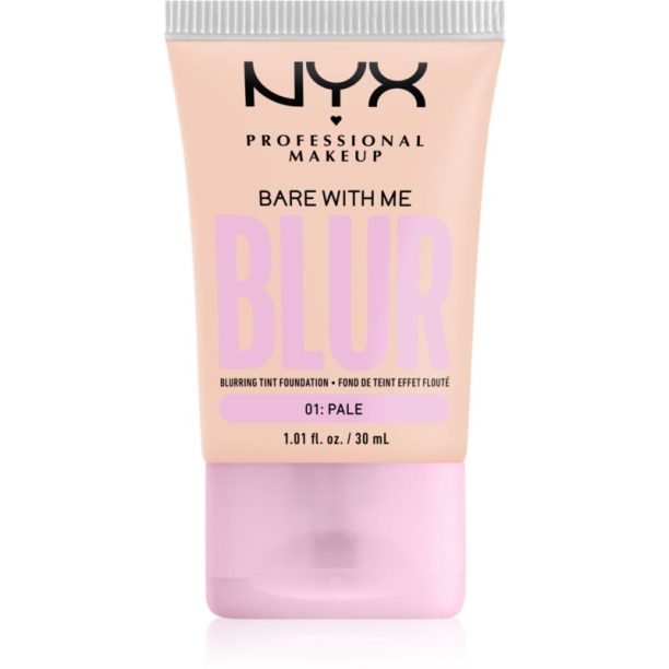 NYX Professional Makeup Bare With Me Blur Tint хидратиращ фон дьо тен цвят 01 Pale 30 мл. на ниска цена