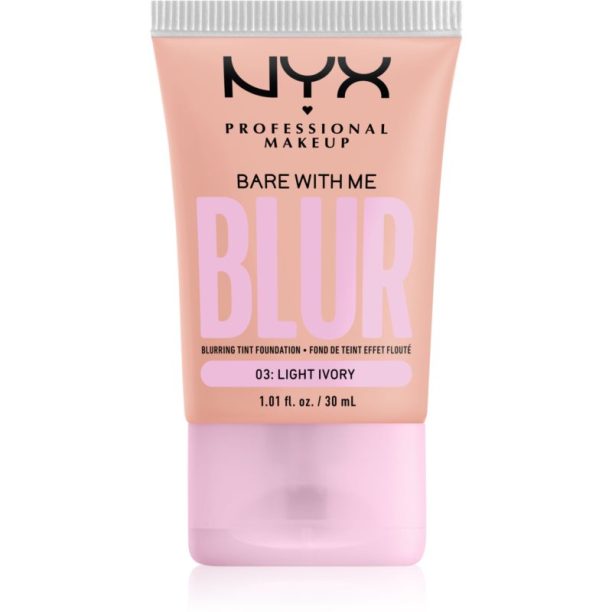 NYX Professional Makeup Bare With Me Blur Tint хидратиращ фон дьо тен цвят 03 Light Ivory 30 мл. на ниска цена