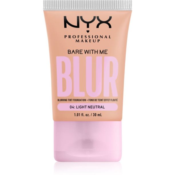 NYX Professional Makeup Bare With Me Blur Tint хидратиращ фон дьо тен цвят 04 Light Neutral 30 мл. на ниска цена