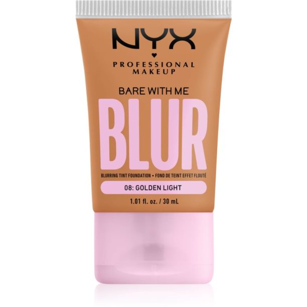 NYX Professional Makeup Bare With Me Blur Tint хидратиращ фон дьо тен цвят 08 Golden Light 30 мл. на ниска цена