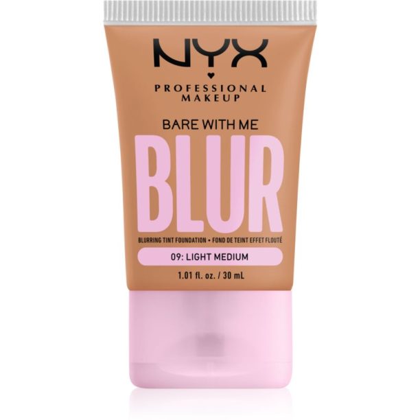 NYX Professional Makeup Bare With Me Blur Tint хидратиращ фон дьо тен цвят 09 Light Medium 30 мл. на ниска цена