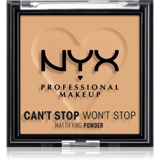 NYX Professional Makeup Can't Stop Won't Stop Mattifying Powder матираща пудра цвят 05 Golden 6 гр. на ниска цена