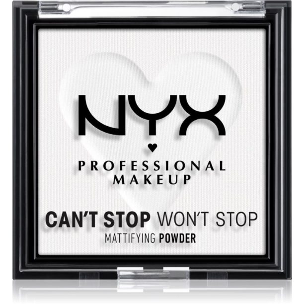 NYX Professional Makeup Can't Stop Won't Stop Mattifying Powder матираща пудра цвят 11 Bright Translucent 6 гр. на ниска цена