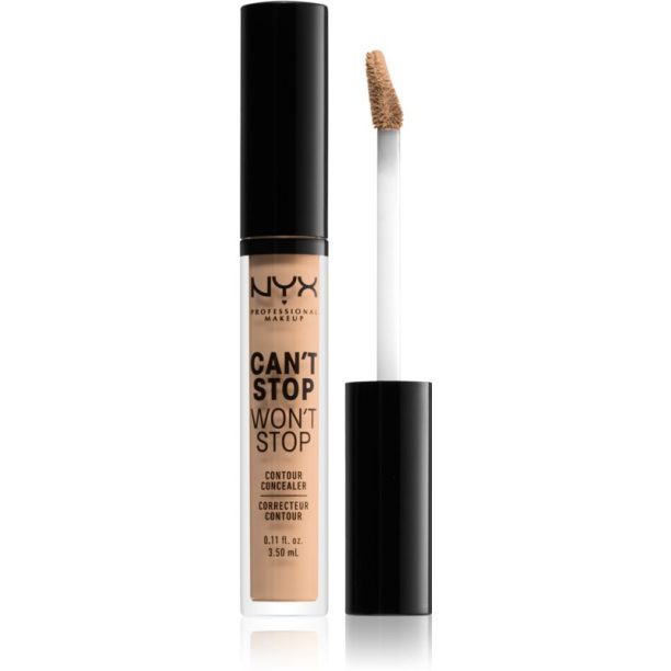 NYX Professional Makeup Can't Stop Won't Stop течен коректор цвят 07 Natural 3.5 мл. на ниска цена