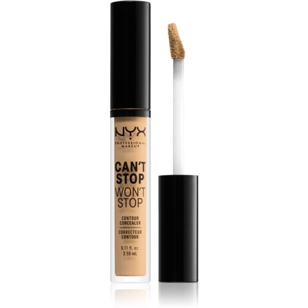 NYX Professional Makeup Can't Stop Won't Stop течен коректор цвят 08 True Beige 3.5 мл.