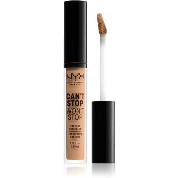 NYX Professional Makeup Can't Stop Won't Stop течен коректор цвят 7.5 Soft Beige 3.5 мл.