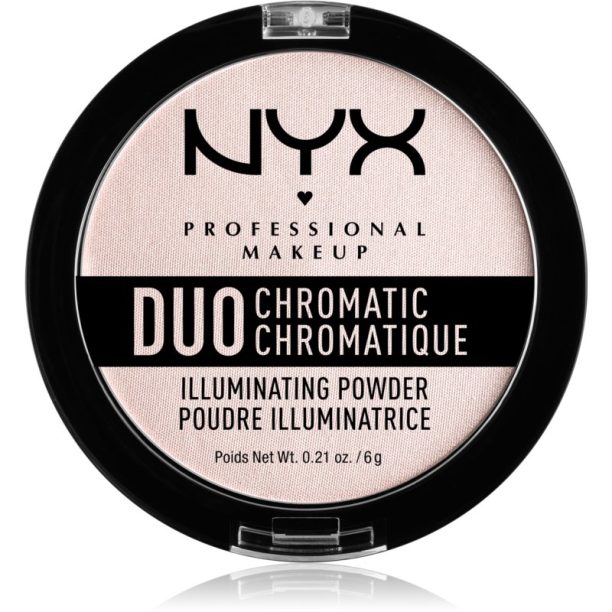 NYX Professional Makeup Duo Chromatic озарител цвят 04 Snow Rose 6 гр.