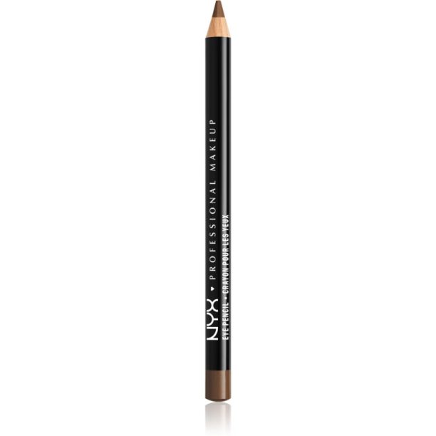 NYX Professional Makeup Eye and Eyebrow Pencil прецизен молив за очи цвят 914 Medium Brown 1.2 гр. на ниска цена