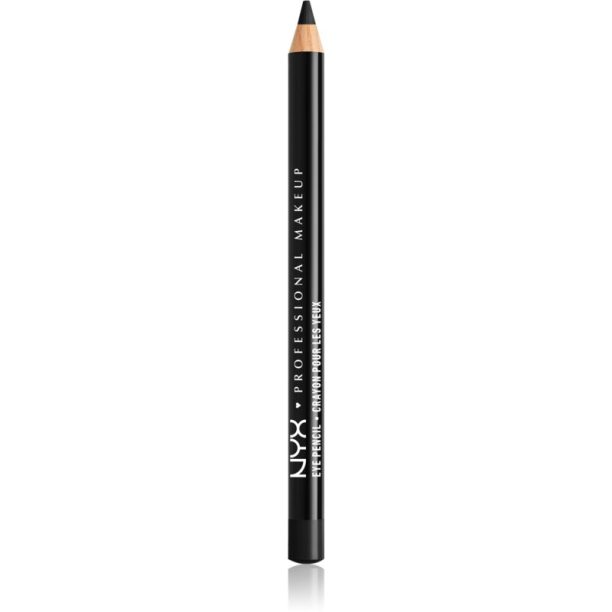 NYX Professional Makeup Eye and Eyebrow Pencil прецизен молив за очи цвят Black 1.2 гр. на ниска цена