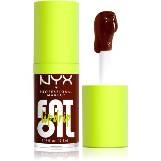 NYX Professional Makeup Fat Oil Lip Drip масло от нар цвят 08 Status Update 4