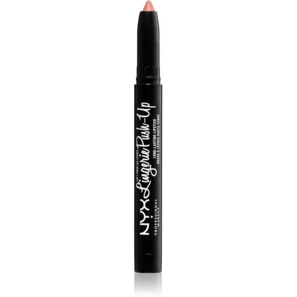 NYX Professional Makeup Lip Lingerie Push-Up Long-Lasting Lipstick матиращо червило с молив цвят DUSK TO DAWN 1.5 гр. на ниска цена