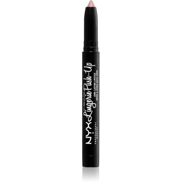 NYX Professional Makeup Lip Lingerie Push-Up Long-Lasting Lipstick матиращо червило с молив цвят LACE DETAIL 1.5 гр. на ниска цена