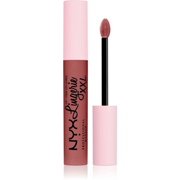 NYX Professional Makeup Lip Lingerie XXL течно червило с матиращ завършек цвят 05 - Stripd down 4 мл. на ниска цена