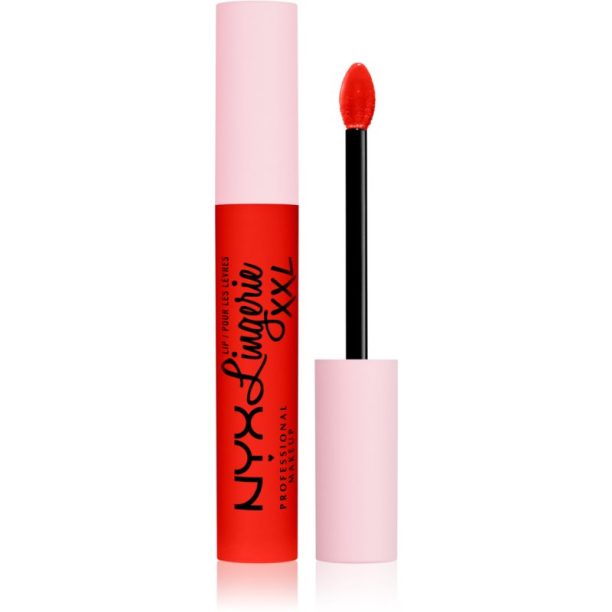 NYX Professional Makeup Lip Lingerie XXL течно червило с матиращ завършек цвят 27 - On Fuego 4 мл. на ниска цена