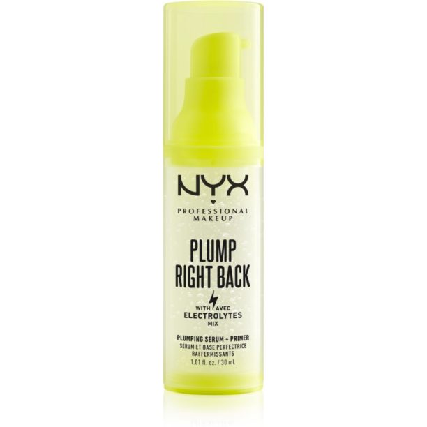 NYX Professional Makeup Plump Right Back Plump Serum And Primer дълготрайна основа 30 мл. на ниска цена