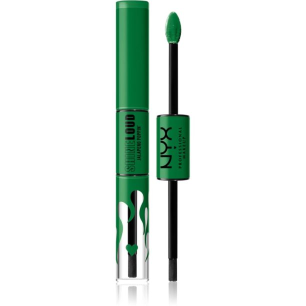 NYX Professional Makeup Shine Loud High Shine Lip Color течно червило със силен гланц цвят 31 Jalapeno Poppin 6