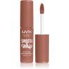 NYX Professional Makeup Smooth Whip Matte Lip Cream кадифено червило с изглаждащ ефект цвят 01 Pancake Stacks 4 мл.