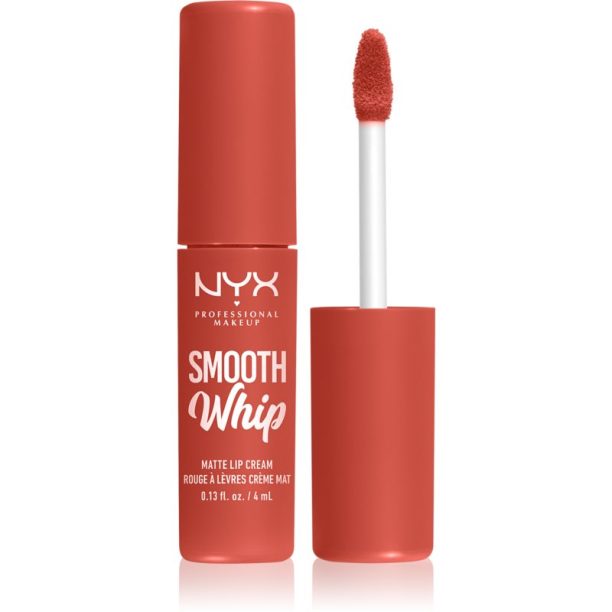 NYX Professional Makeup Smooth Whip Matte Lip Cream кадифено червило с изглаждащ ефект цвят 02 Kitty Belly 4 мл. на ниска цена