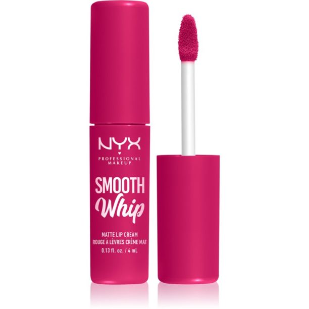 NYX Professional Makeup Smooth Whip Matte Lip Cream кадифено червило с изглаждащ ефект цвят 09 Bday Frosting 4 мл. на ниска цена