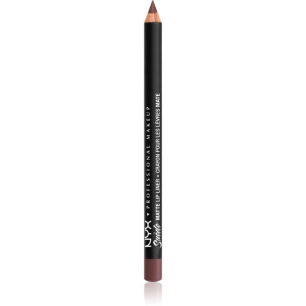 NYX Professional Makeup Suede Matte  Lip Liner матиран молив за устни цвят 38 Toulouse 1 гр.